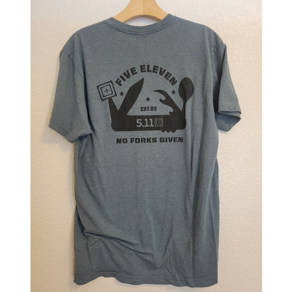 5.11 tacfical Gray/blue Men's T-Shirt size m